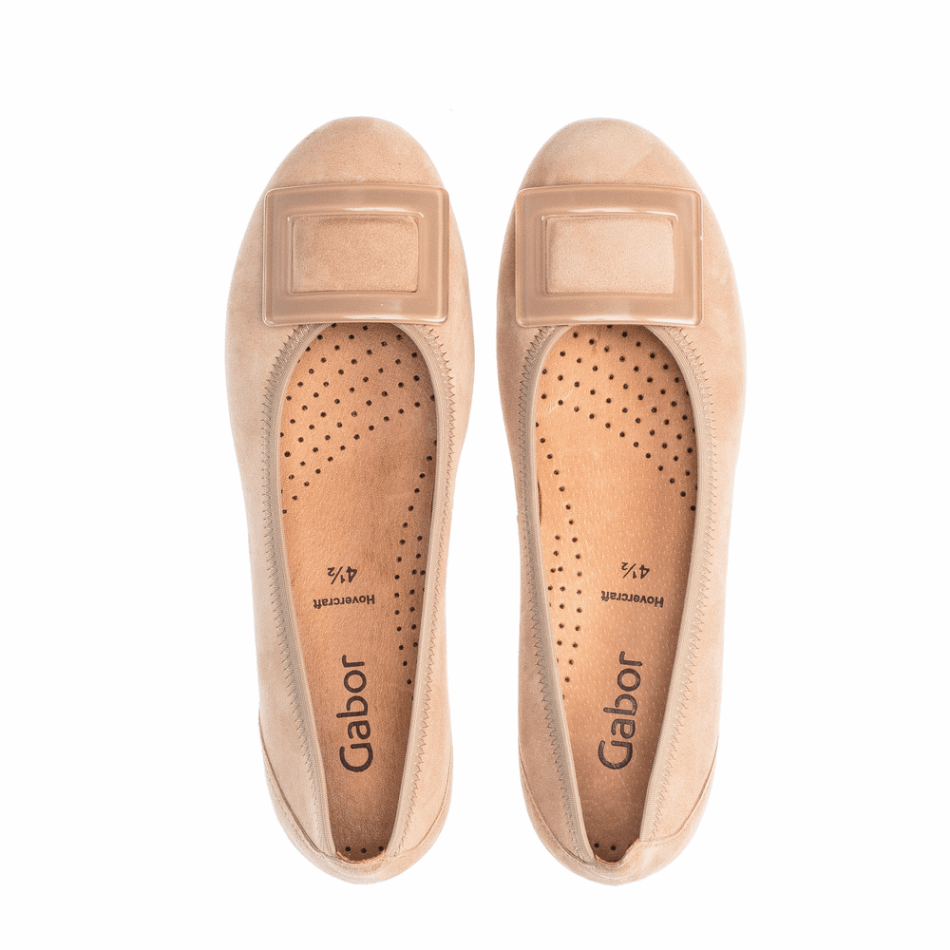 Gabour | Ballerine Exclusive Boucle Caramel